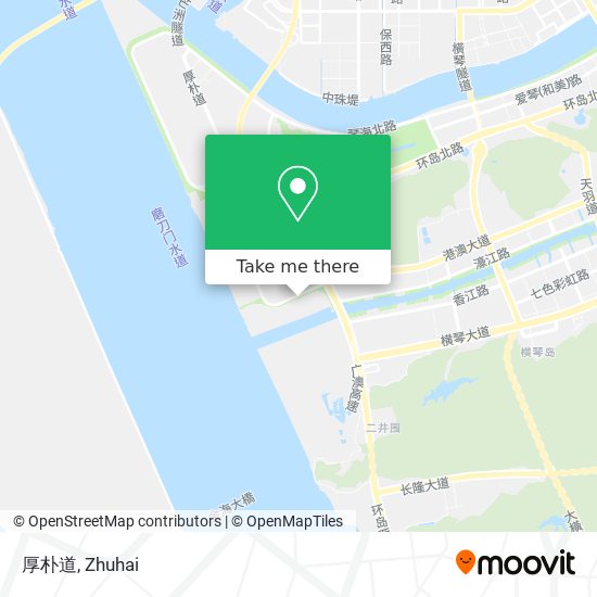 厚朴道 map