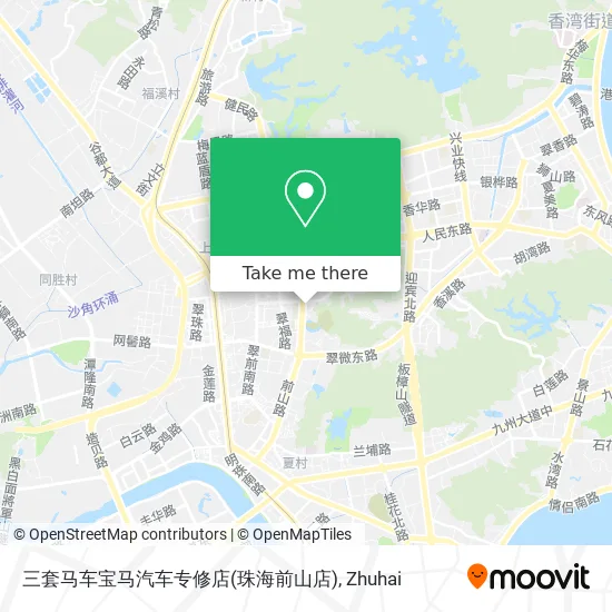三套马车宝马汽车专修店(珠海前山店) map