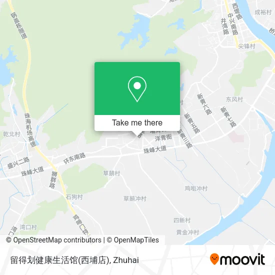 留得划健康生活馆(西埔店) map