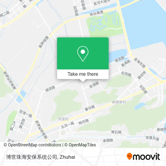 博世珠海安保系统公司 map