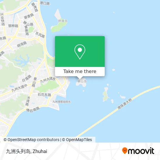 九洲头列岛 map