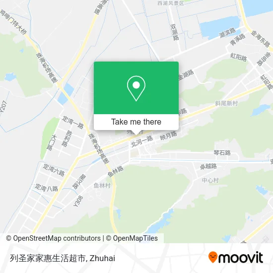 列圣家家惠生活超市 map