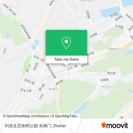 列圣生态休闲公园-东南门 map