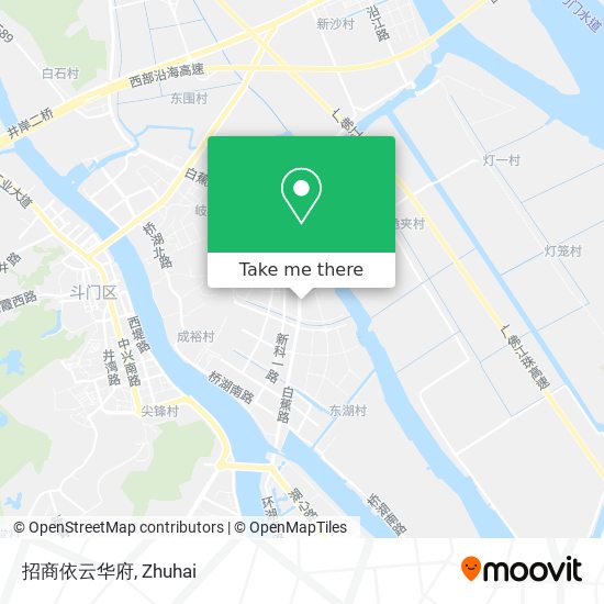 招商依云华府 map