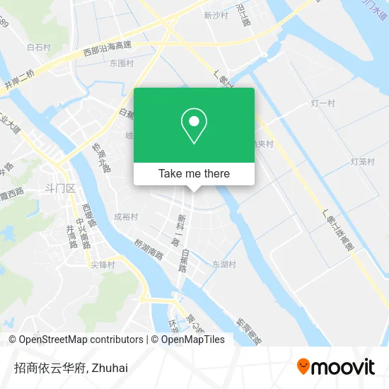招商依云华府 map