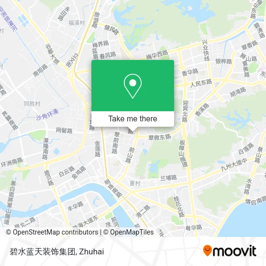 碧水蓝天装饰集团 map