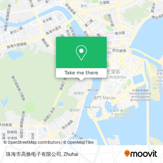 珠海市高焕电子有限公司 map