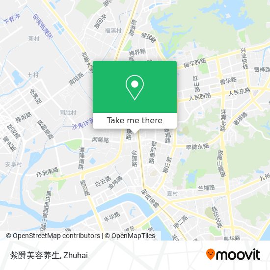 紫爵美容养生 map
