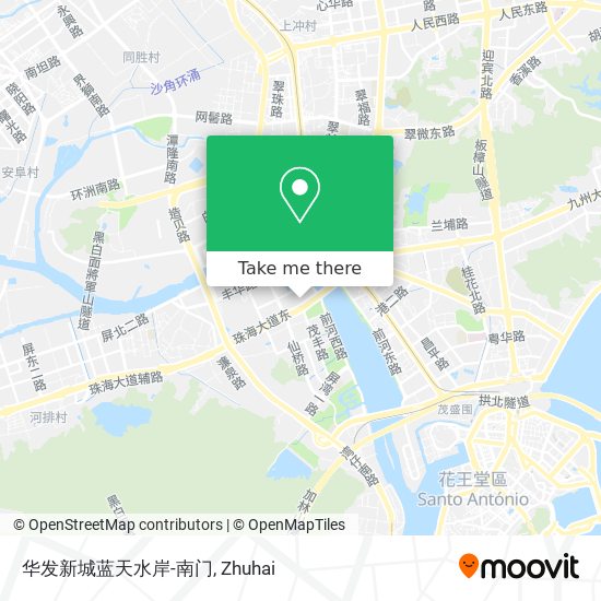 华发新城蓝天水岸-南门 map