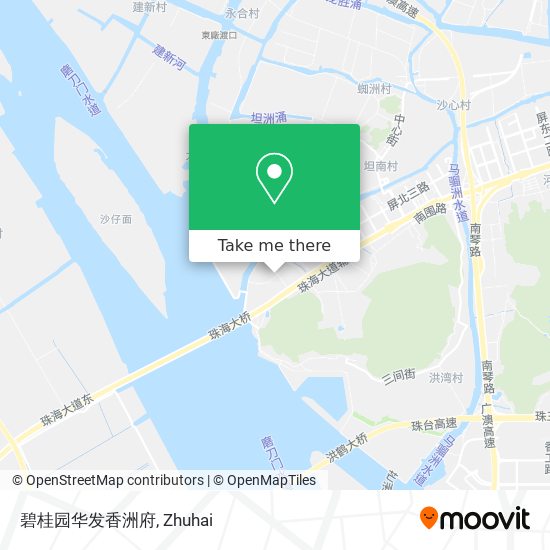 碧桂园华发香洲府 map