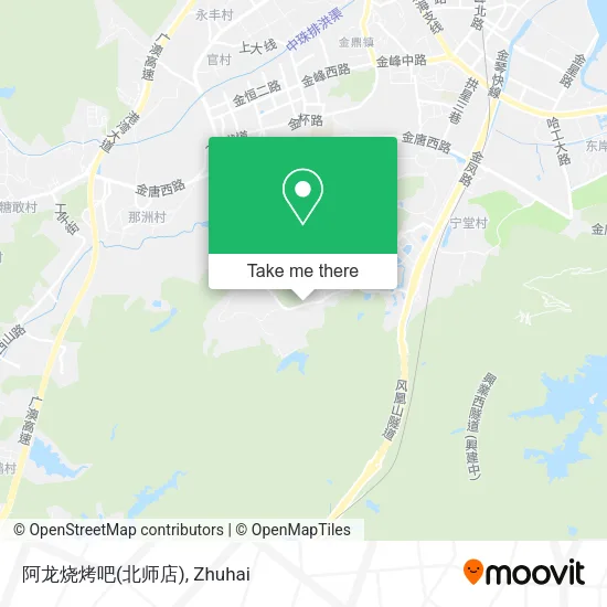 阿龙烧烤吧(北师店) map