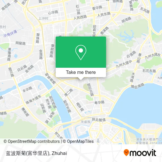蓝波斯菊(富华里店) map