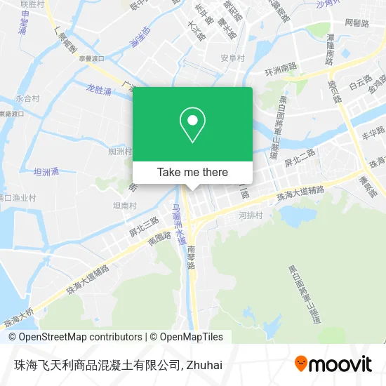 珠海飞天利商品混凝土有限公司 map