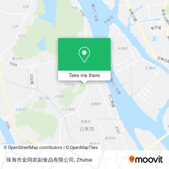 珠海市金同农副食品有限公司 map