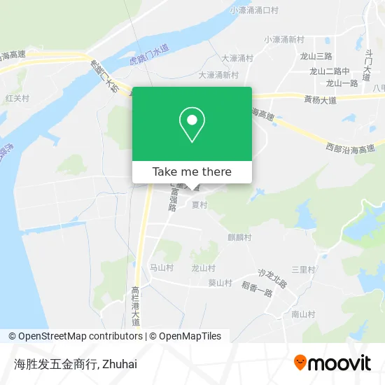 海胜发五金商行 map