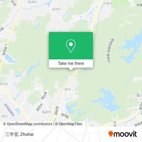 三学堂 map