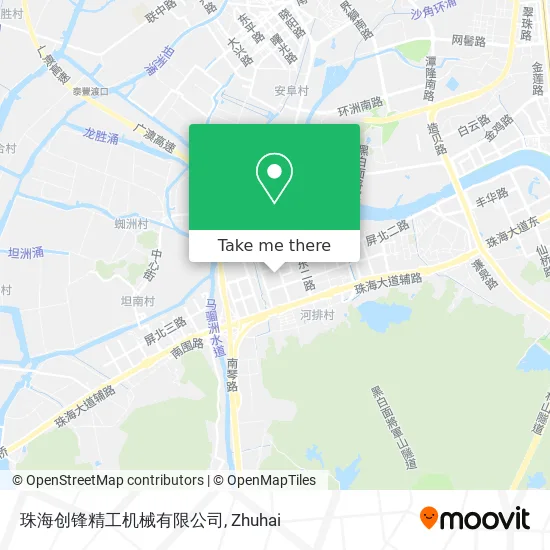 珠海创锋精工机械有限公司 map