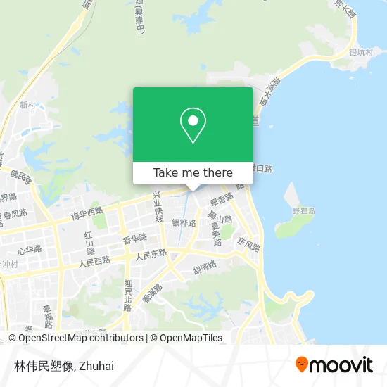 林伟民塑像 map