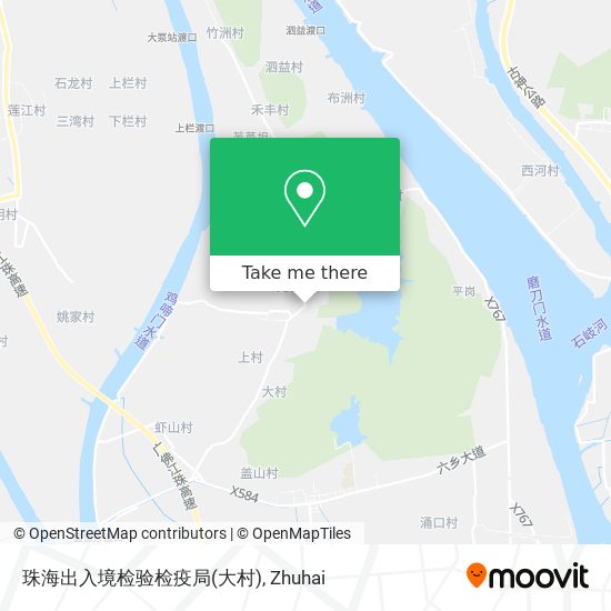 珠海出入境检验检疫局(大村) map