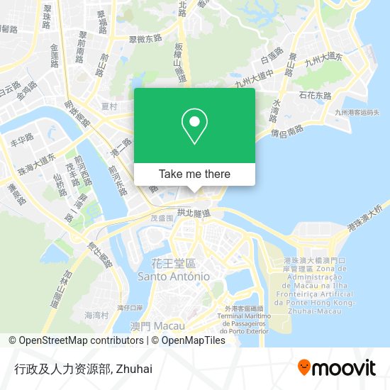 行政及人力资源部 map