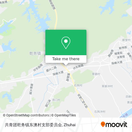 共青团乾务镇东澳村支部委员会 map
