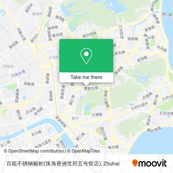 百能不锈钢橱柜(珠海香洲世邦五号馆店) map