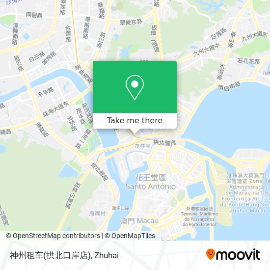 神州租车(拱北口岸店) map