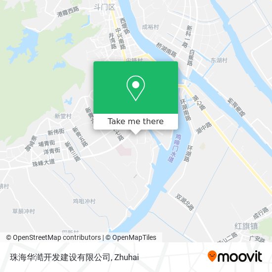 珠海华澔开发建设有限公司 map