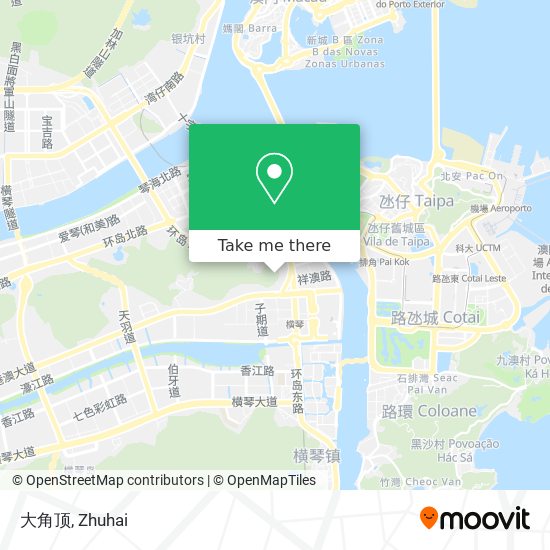 大角顶 map