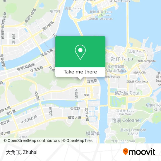 大角顶 map