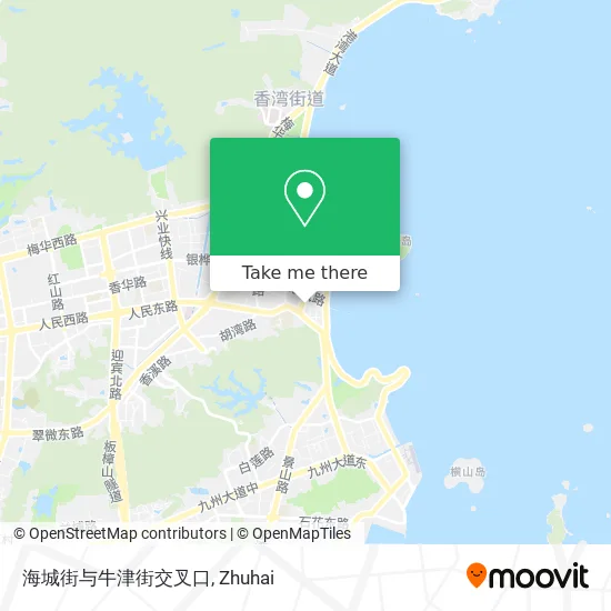 海城街与牛津街交叉口 map