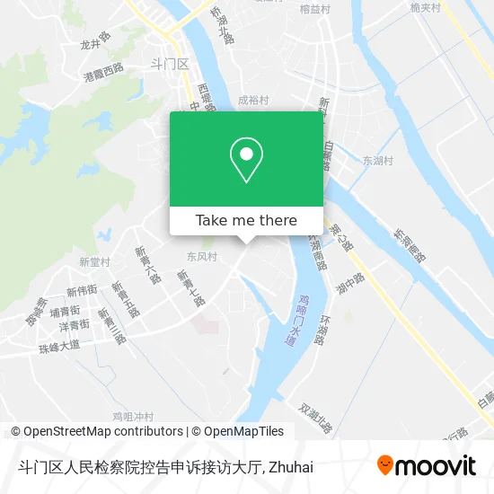 斗门区人民检察院控告申诉接访大厅 map