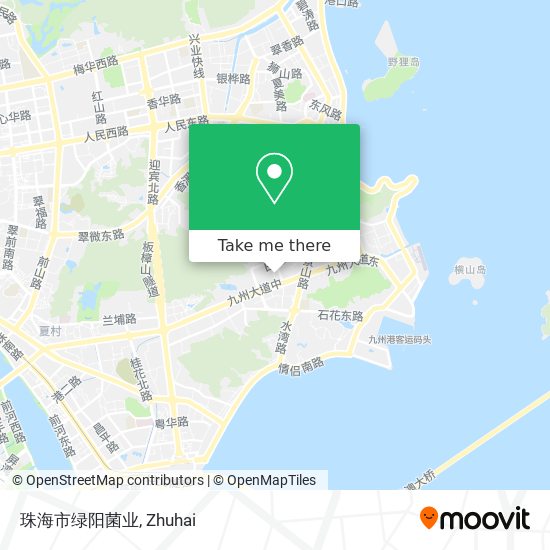 珠海市绿阳菌业 map