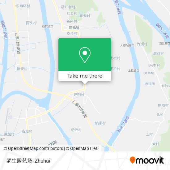 罗生园艺场 map