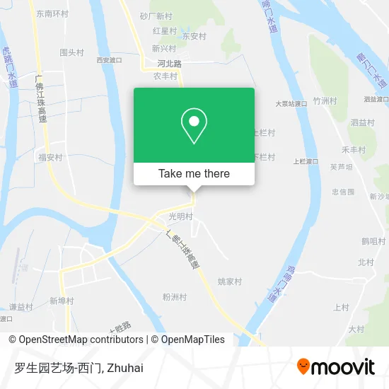 罗生园艺场-西门 map