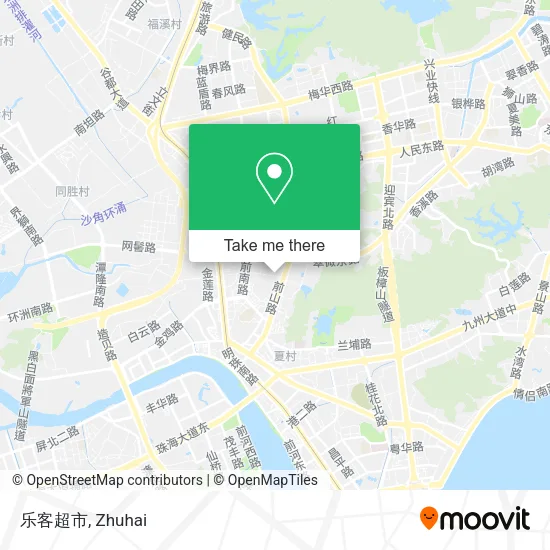 乐客超市 map