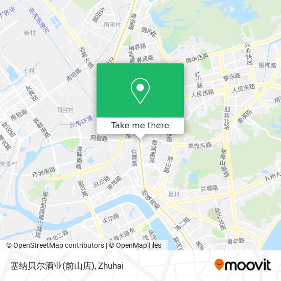 塞纳贝尔酒业(前山店) map