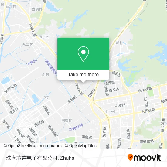 珠海芯连电子有限公司 map