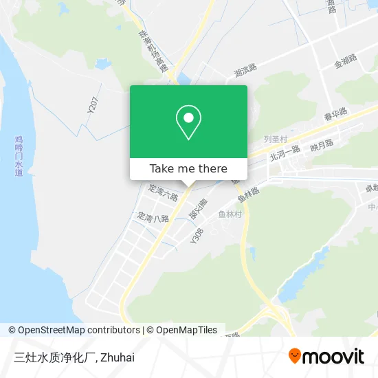 三灶水质净化厂 map