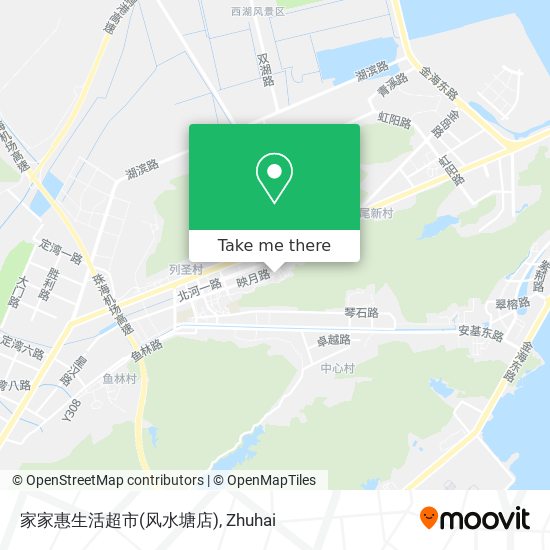 家家惠生活超市(风水塘店) map