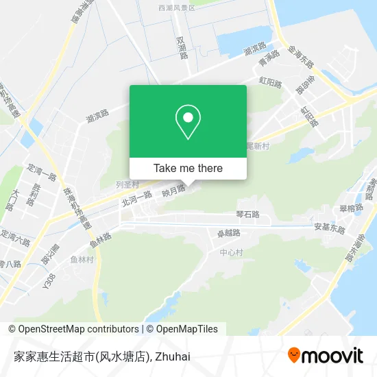 家家惠生活超市(风水塘店) map
