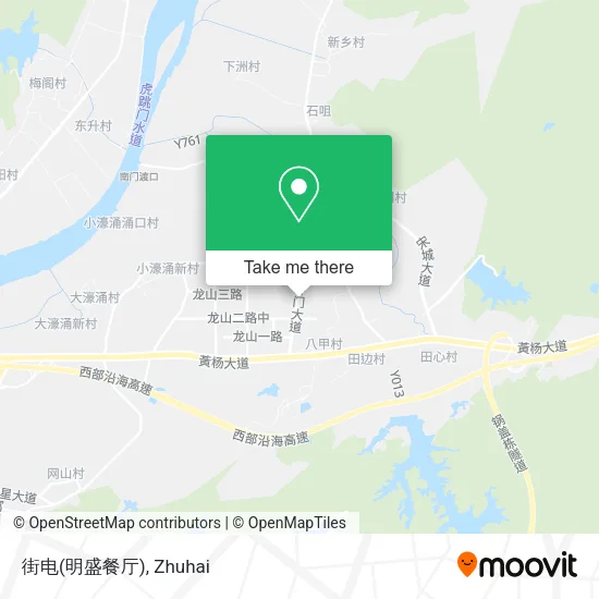 街电(明盛餐厅) map