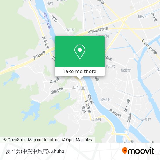 麦当劳(中兴中路店) map