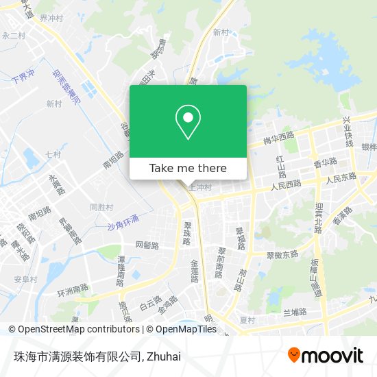 珠海市满源装饰有限公司 map