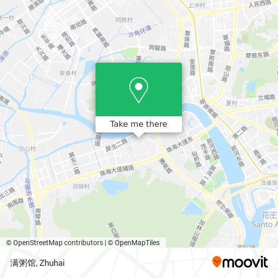 满粥馆 map
