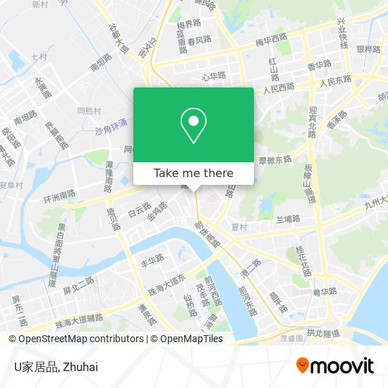 U家居品 map