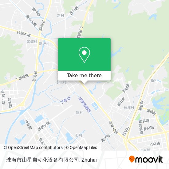 珠海市山星自动化设备有限公司 map