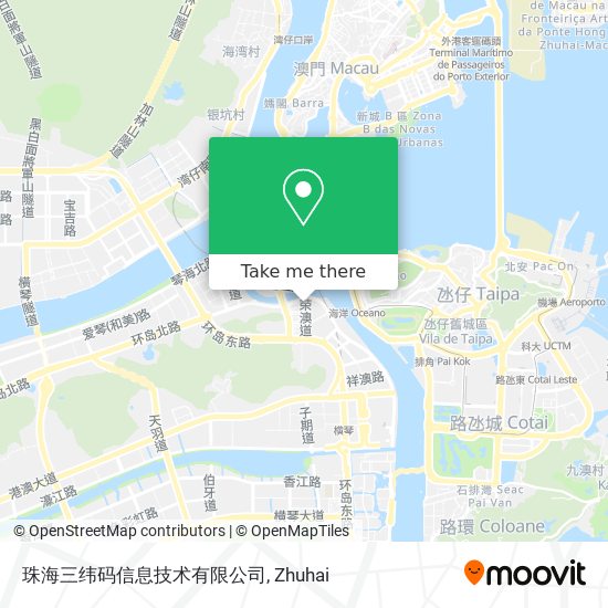 珠海三纬码信息技术有限公司 map