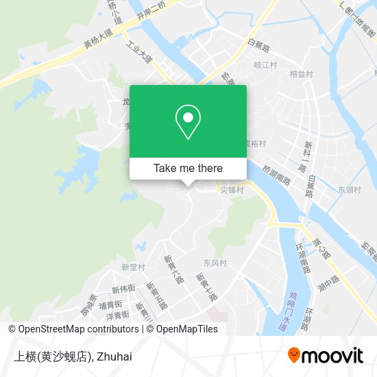 上横(黄沙蚬店) map