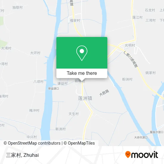 三家村 map